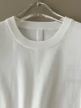 全棉ニットTシャツ【クルーネック・ショートスリーブ・シンプルデザイン】