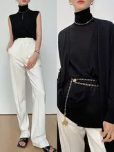 100%羊毛の中長丈カーディガン【春秋用・長袖・軽やかなニット】