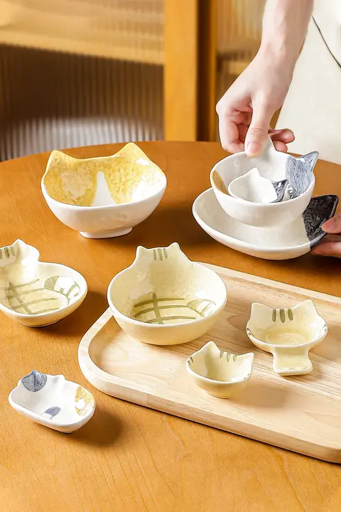 和風 陶製小皿【家庭用・火鍋用・調味料皿】