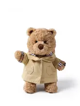 イギリス風トレンチコートのライオンベアぬいぐるみ【安らぎの抱き枕・誕生日ギフト】