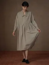 ハジミスレッドの精密定圧タックラインドレス