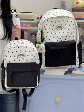 大きなオレンジ色の猫 中学生 スクールバッグ 女子学生 大容量