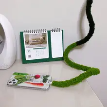 かわいらしいデザインの毛茸绒充電ケーブル【緑色・iPhone対応・おしゃれ】