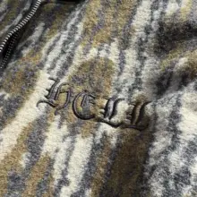 樹木柄迷彩刺繍ライダ  ースベスト