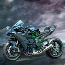 静態組立式バイクモデル 川崎忍者H2R【詳細なパーツとリアルなデザイン】