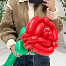 特大バラのハンドメイドディスプレイ用材料キット【バレンタインデー・装飾用・バルーン付き】