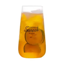 透明耐熱ガラス製ドリンクカップ【北欧風・家庭用・ジュース用】