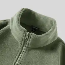 男士用フリースジャケット【秋冬用・加厚・極上の柔らかさ・防風】
