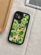 アボカド水彩イラストのスマートフォンケース【iPhone・Xiaomi・Huawei・OPPO・Vivo対応】
