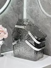 持ち手付きバスケット【浴室用・水切り機能付き・洗面用具収納】