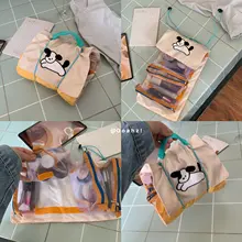可拆卸メッシュ化粧ポーチ【大容量・旅行用・洗面器付き・収納便利】（セットアップ対応）