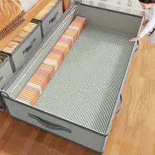 ベッド下収納袋【防湿・折りたたみ式・衣類や布団用】