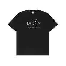 数学公式プリントTシャツ【男女兼用・短袖・コットン】