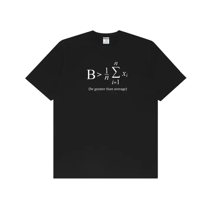 数学公式プリントTシャツ【男女兼用・短袖・コットン】