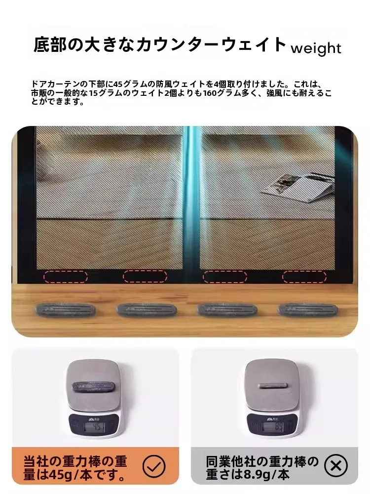 強力磁石付き 蚊よけメッシュカーテン：穴あけ不要で5年耐久の実用性を検証