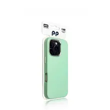 薄荷グリーンの小羊皮製 iPhoneケース【マグネット吸着・防落下対応】