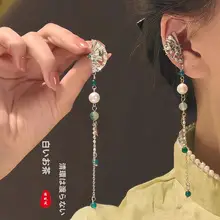 新中式デザインの耳骨クリップイヤリング【古風・着物やチャイナドレスに合う】