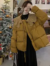 大きいサイズ レディース 冬用コート【韓国風・デザイン性のあるニット・厚手の保温性】