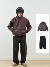 自発熱テクノロジー アメリカンレトロ風 フィット感のあるフード付きパーカー【極上の柔らかさ・裏起毛】