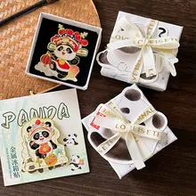 人気のパンダデザイン 冷蔵庫マグネット【旅行土産・四川省・記念品】