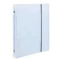 A5サイズカード収納ブック【三孔・6インチポストカード用・四色挿入ポケット・四宮格・3インチ対応】