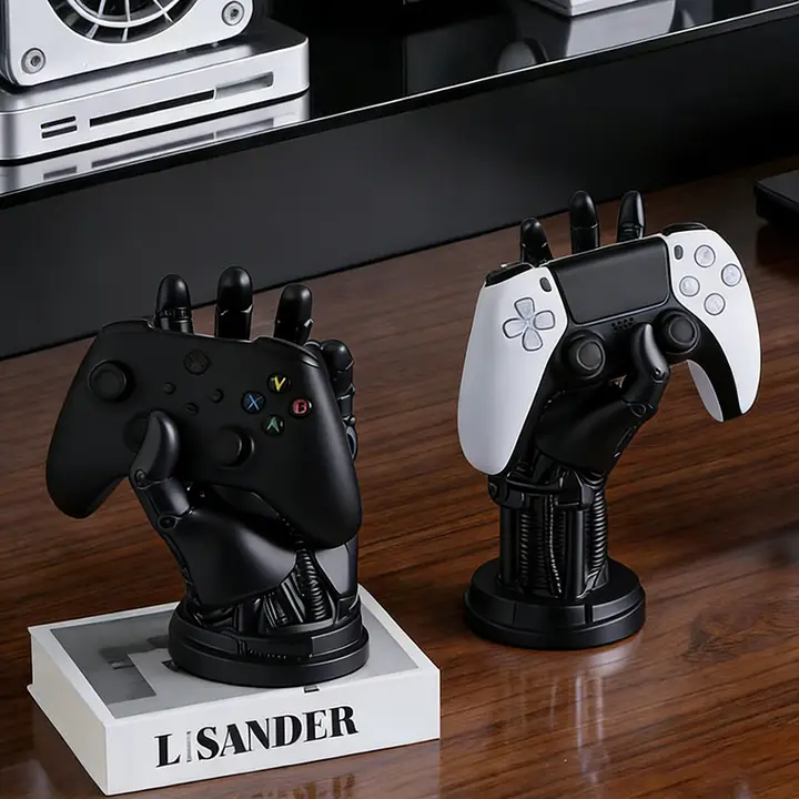ゲームコントローラースタンド メカニックハンド デスクオーガナイザー インテリアオブジェ ユニーク デスクトップ オフィス