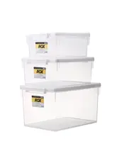 多用途プラスチック収納ボックス【おもちゃや衣類整理に最適】
