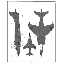 英国海鹞FRS.1戦闘機【プラモデル・組立キット】