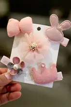 赤ちゃん用リボンヘアクリップ【極上の柔らかさ・全包布・髪を傷めない設計】