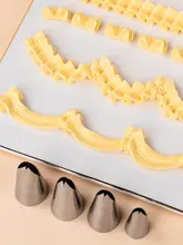 絞り口 ケーキ DIYベーキングツール レトロリーフデザイン