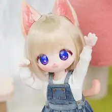 三分KUKU BJD素頭の人形ヘッド【三戳六MJD対応】