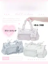大容量 通勤用ハンドバッグ【分区デザイン・ボストン型】