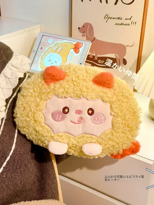 かわいい充電式湯たんぽ【防爆・厚手・暖房用】（セットアップ対応）