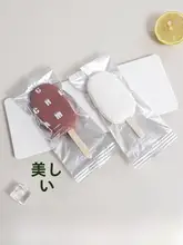 透明アイスキャンディー包装袋【自家製用・プラスチック・木製スティック用】