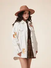 可愛いクマ柄長袖シャツ【春用・フィット・襟付き】