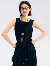ストライプデザインのリバーシブルタンクトップ【伸縮性・スリムフィット・四色展開】