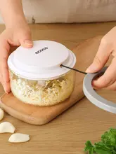 手動ニンニクミキサー【自宅用・ニンニクと生姜のペースト作り】