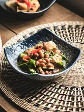 洗練された一人用食器セット【和風デザイン・高級感あるプレートとボウル】（セットアップ対応）