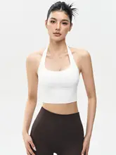 DCW 背中リボンデザインのタンクトップ【女性用・フィットネスウェア・ヨガ・ランニング対応】