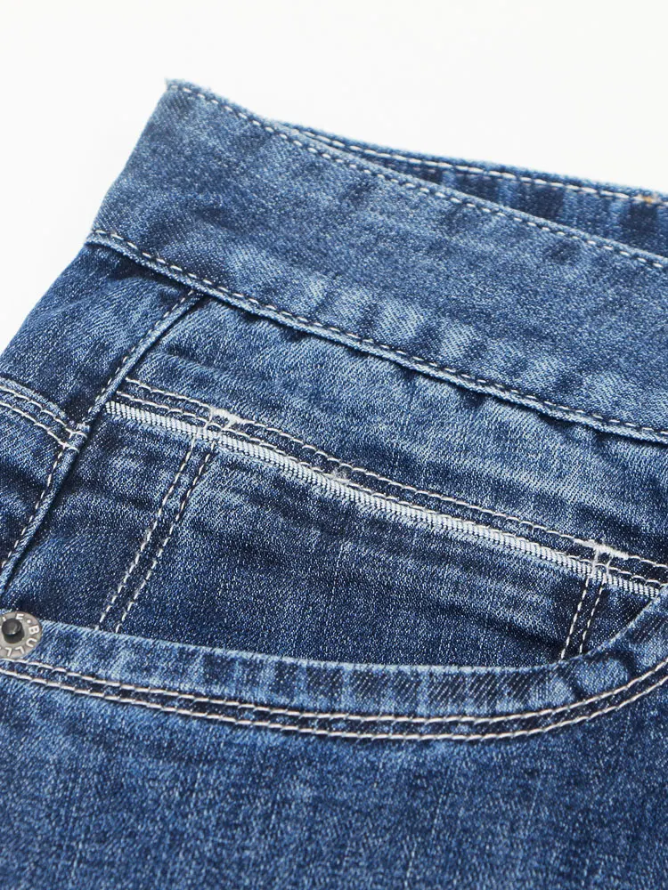 メンズデニムパンツおすすめモデル：大牛传说の春夏用ゆったりストレートモデル