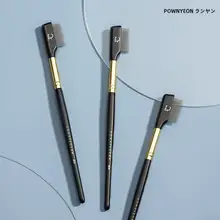 ステンレス製 マスカラコーム 極細 眉毛コーム フェイクまつげ まつげの虫足除去 カール メイクブラシ