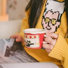 手作り陶器マグカップ【家庭用・カップル向け・コーヒー用】