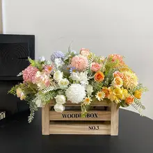 華やかなテーブルデコレーション！偽花のアレンジメント【レストラン・ホテル・バースデーパーティー用・フェンス装飾】