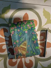 水上蓮花デザインの日記帳【文具・ソフトカバー・女子向け・アートデザイン】