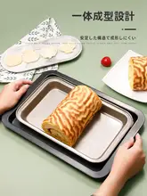 食品グレードの不粘性ベーキングトレー【長方形・多機能・パン・ケーキ・肉用】