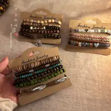 夏にぴったり！重ね着け可能な女性用ブレスレット【高見えデザイン・学生向け】（セットアップ対応）