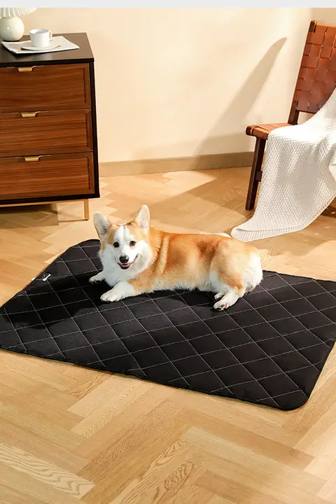 ペット用防水犬用マット【防噛・防尿・四季通用・スリムデザイン】