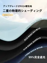 完全遮光カーテン【厚手・UVカット・防熱・防晒・寝室用】