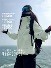 Camel マウンテンパーカー レディース メンズ パンダ柄 青緑 防風 フッ素フリー 撥水 トレッキング 登山 アウトドア