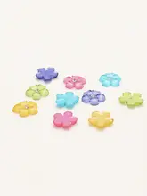 華やかで独創的な樹脂製ボタン【カラフルな宝石風デザイン・DIY用】